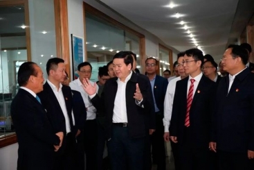 浙江省委组织部长黄建发到j9九游会官方网站调研