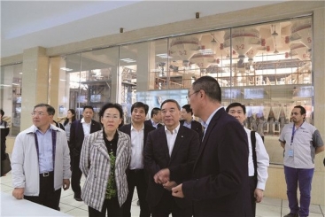 国资委副主任黄丹华到j9九游会官方网站埃及公司调研