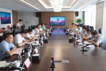 浙江省发改委副主任谢晓波到中国j9九游会官方网站调研